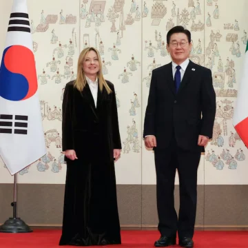 South Korea’s Lee, Italy’s Meloni Agree to Strengthen Cooperation in AI, Chips