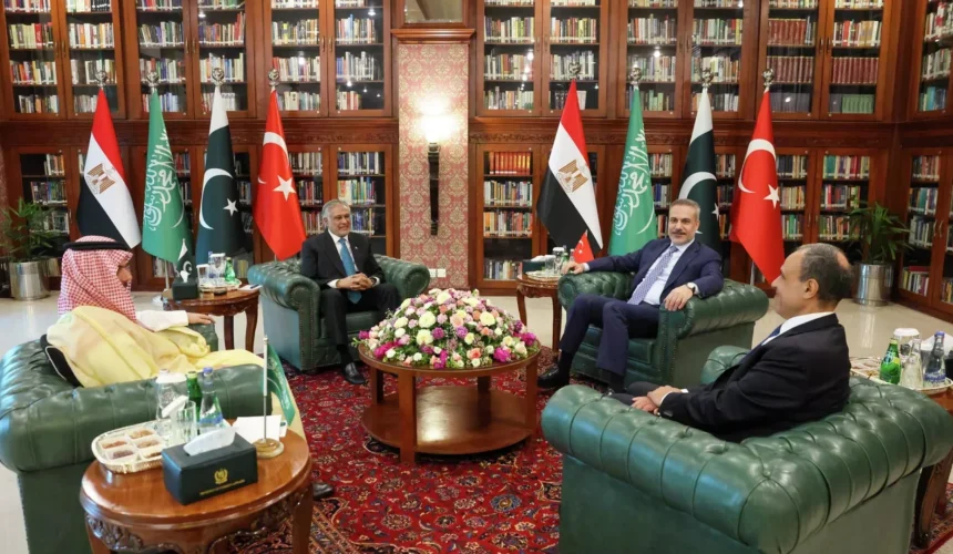 Foreign Ministers of Türkiye, Egypt, Saudi Arabia and Pakistan Meet in Islamabad