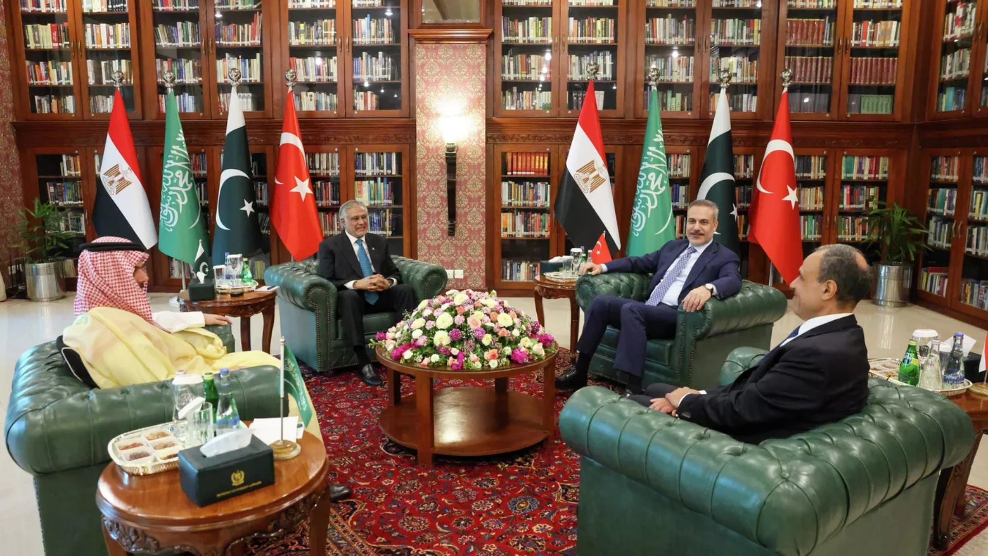 fidan-g Foreign Ministers of Türkiye, Egypt, Saudi Arabia and Pakistan Meet in Islamabad