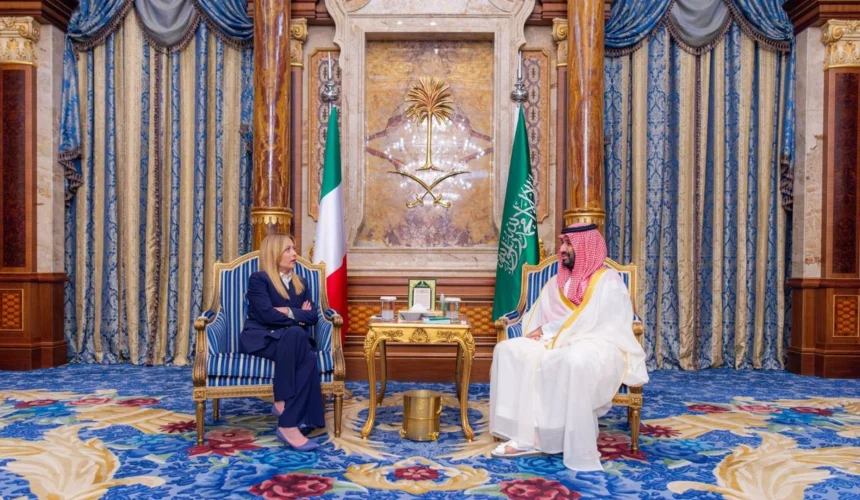 Meloni Begins Gulf Tour in Jeddah