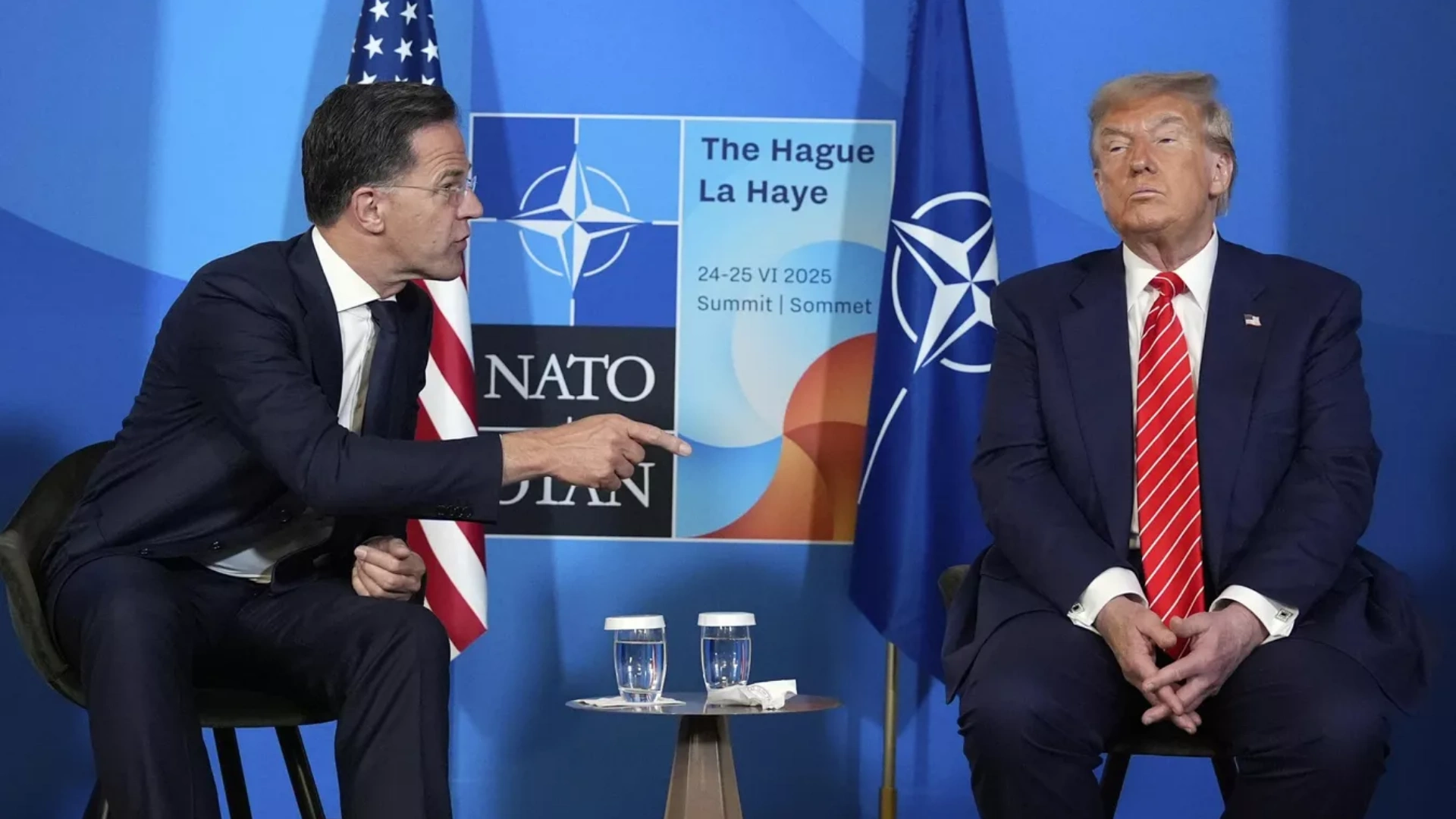 rutte-trump “Rutte fails to soften Trump’s stance on NATO”