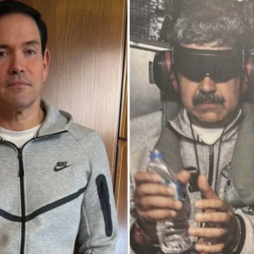 Rubio Poses Wearing the Same Tracksuit Maduro Wore While Traveling to Beijing